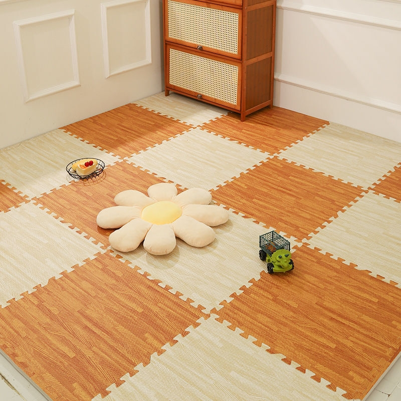 木纹地垫拼接家用地板卧室铺地板泡沫垫子榻榻米拼图加厚儿童爬行