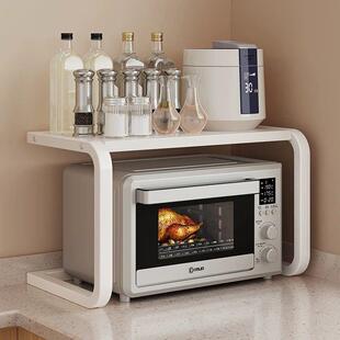 厨房微波炉置物架多功能台面烤箱架子家用电饭煲专用多层收纳支架