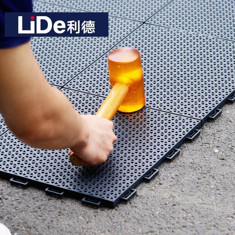 悬浮地板篮球场地垫室外轮滑运动地板羽毛球场幼儿园拼装地板