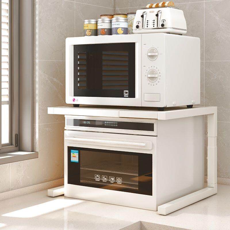 可伸缩厨房置物架微波炉架子烤箱电饭锅收纳家用双层多功能橱柜,住宅家具,格架,淘宝优惠券,粉丝福利购,淘宝优惠卷