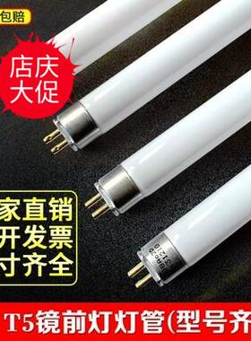 T4T5镜前灯灯管灯长条家用老式节能日光灯管三基色t4灯管8w12W