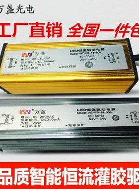 集成吊顶led灯电源驱动器 吸顶灯恒流镇流器变压器8W 12W 24W 38W
