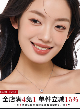 简约单钻锁骨链女小众设计高级感