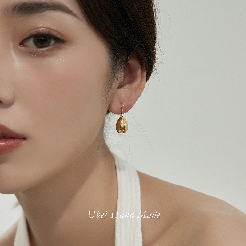 有北手作 小豆豆小众设计冷淡风水滴造型简约耳环时髦气质耳饰,饰品/流行首饰/时尚饰品新,耳环,淘宝优惠券,粉丝福利购,淘宝优惠卷