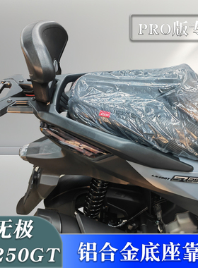 适用于隆鑫无极摩托车SR250GT PRO版后靠背靠垫改装乘客后靠背