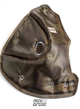 适用于宝马mini#r55 r56 1.6t 汽车涡轮隔热罩MININ14 N18 隔热布