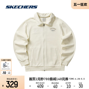 Skechers翻领休闲外套