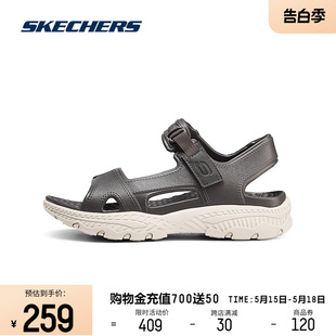 外穿厚底沙滩鞋 Skechers斯凯奇凉鞋 轻质休闲夏季 2024年新款 子 男士