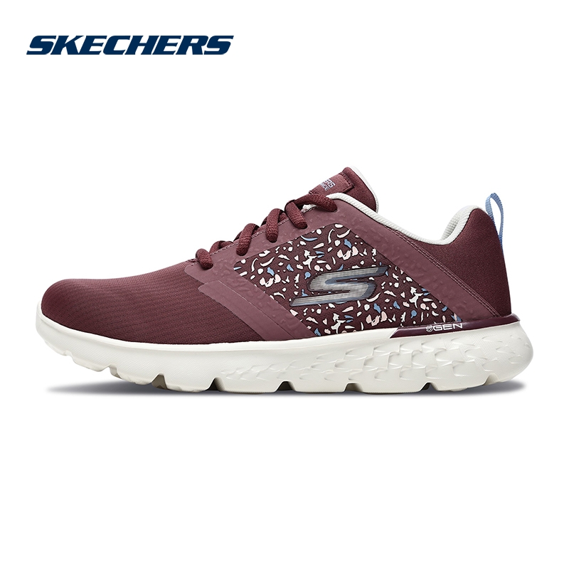 Skechers斯凯奇女鞋新款轻质时尚跑步跑鞋 透气网布运动鞋 15298