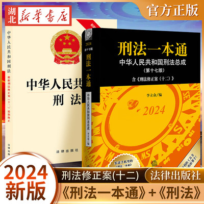 2024新刑法一本通+刑法单行本