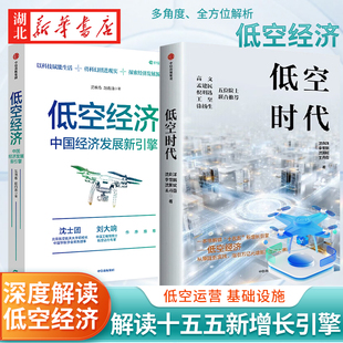 【全2册】低空经济 中国经济发展新引擎+低空时代 解读十五五新增长引擎 新质生产力 基础设施 物流交通 城市规划 未来交通 正版