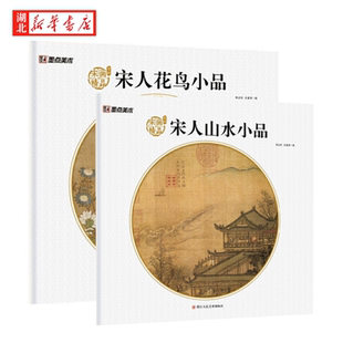 宋画精品赏析 宋人花鸟小品 宋人山水小品 山水花鸟精选 墨点美术 国画基础入门教 成人初学者国画入门书 全2册