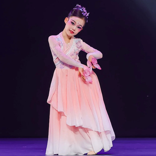 儿童古典舞蹈玉蝶幽香演出中国舞