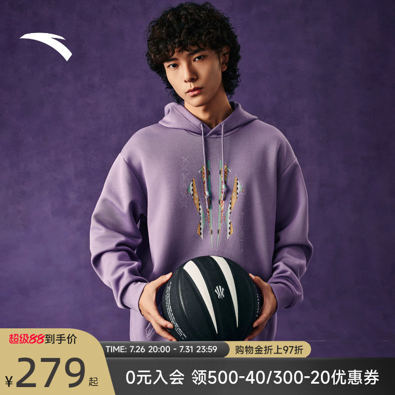安踏凯里·欧文系列美式复古卫衣