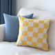 家用格子沙发抱枕套床头靠枕靠背垫双面图案可拆洗靠包客厅靠垫套