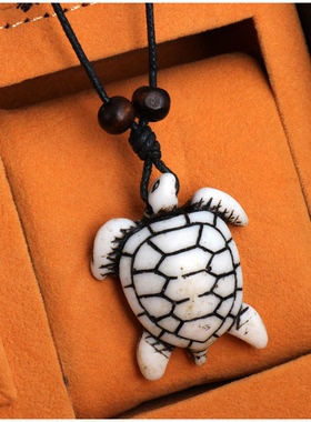 树脂塑料/树脂男女复古龟项链