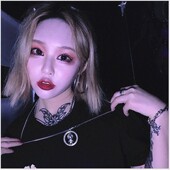 T550欧美朋克风外星人项链蹦迪街头潮土酷原宿男女同款