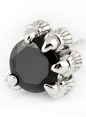 E101 龙爪耳饰 韩国霸气潮男 黑色 男士耳钉