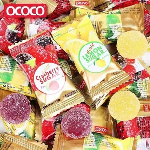 ococo蔓越莓味软糖qq糖喜糖婚糖水果糖伴手礼万圣节糖果零食批发