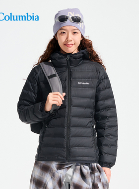 Columbia哥伦比亚户外女羽绒服拒水防寒保暖650蓬连帽外套WR4677