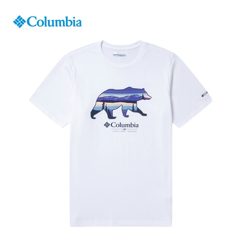 哥伦比亚透气吸湿快干短袖T恤