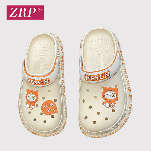 女夏洞洞鞋可爱卡通ins潮