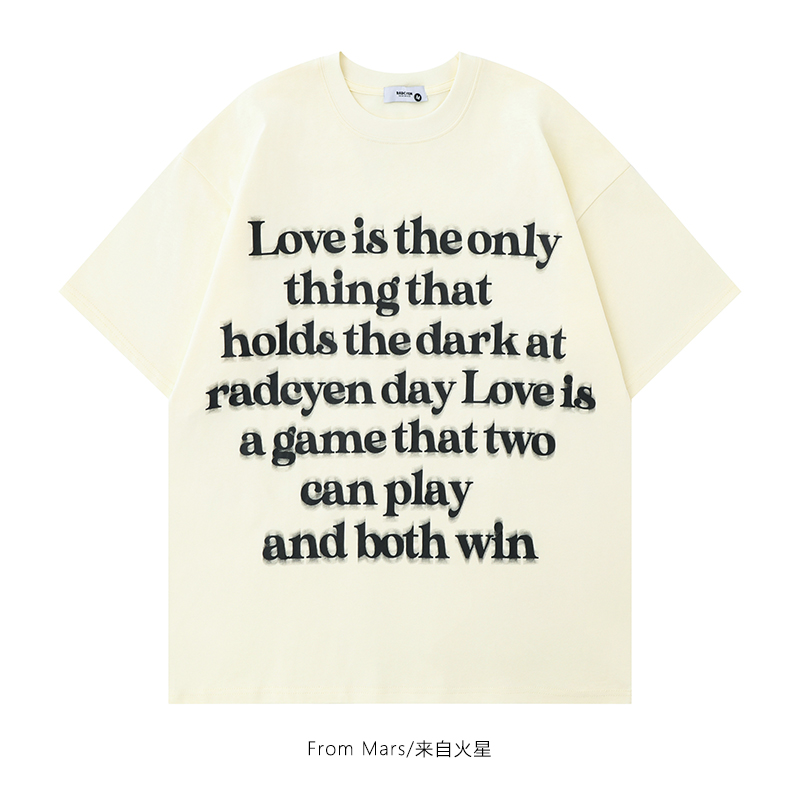 宽松男女百搭短袖T恤夏季bf