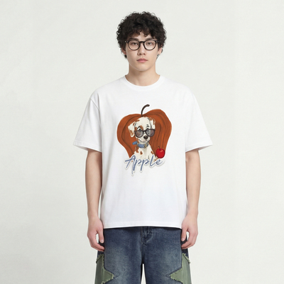 产生倦怠感字母印花短袖T恤潮