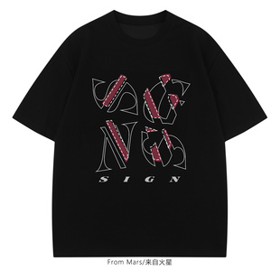 From Mars Suitable for face-to-face printed short sleeves