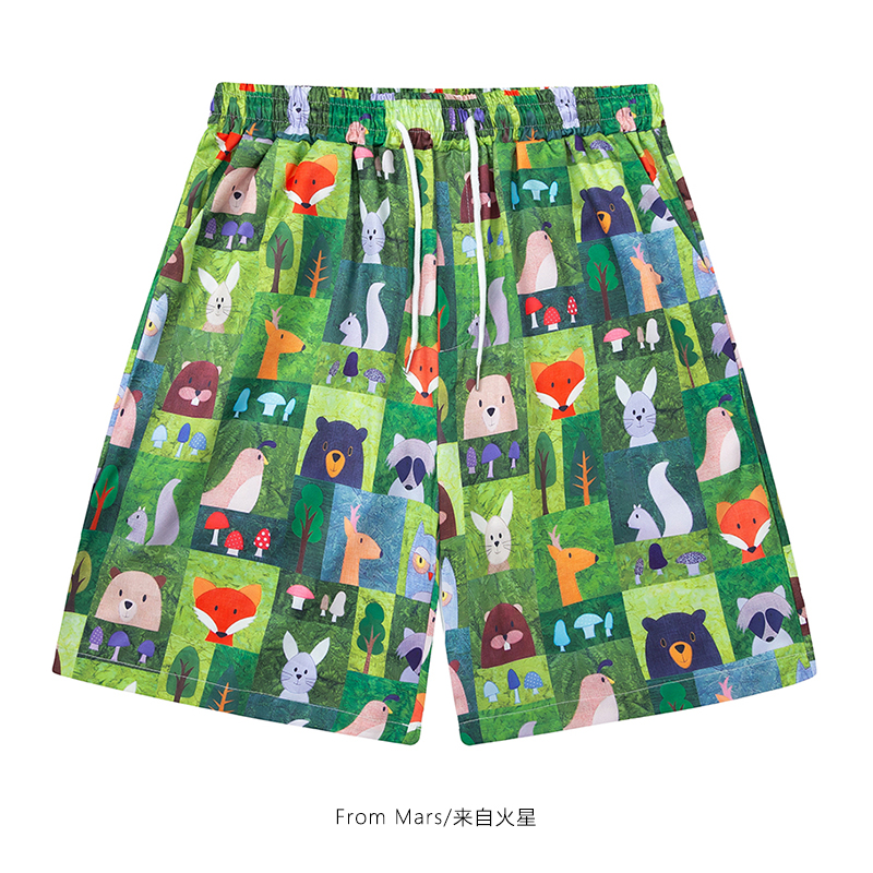 短裤直筒休闲百搭宽松裤子