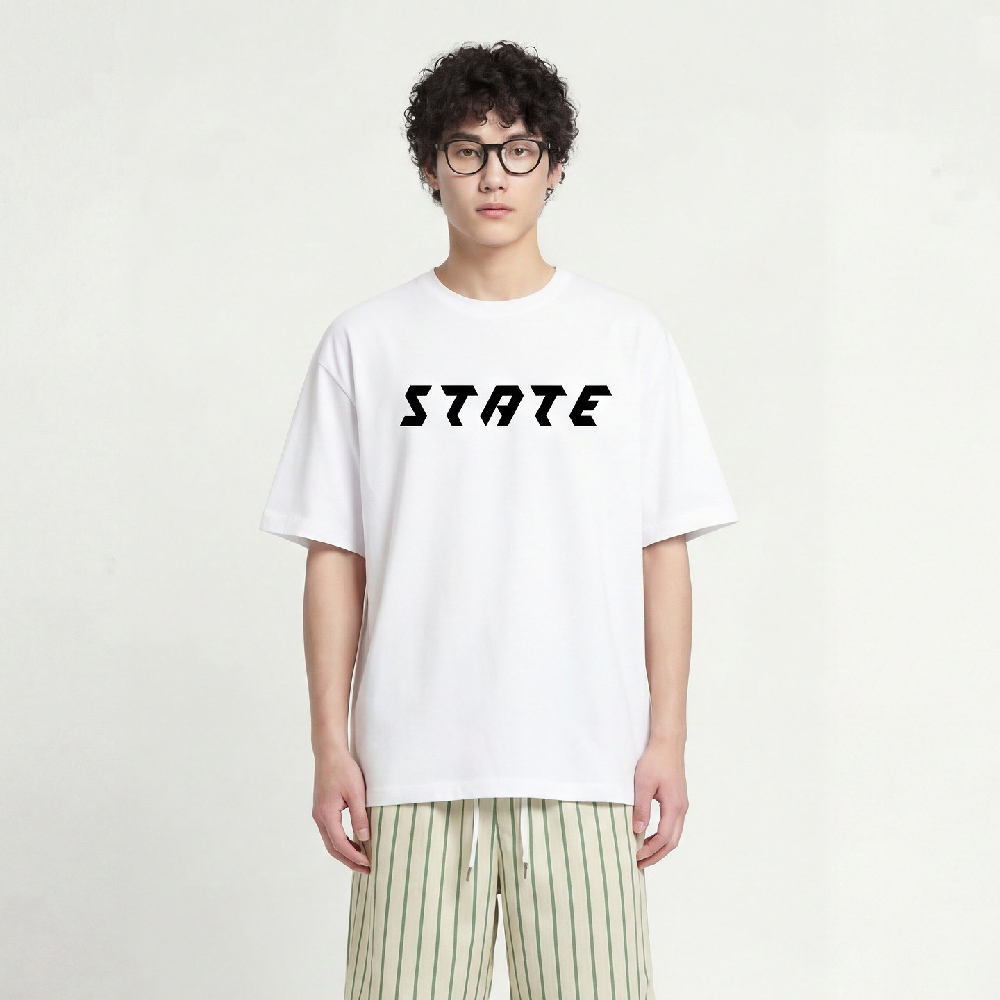 From Mars 高街机能风 印花短袖T恤潮牌宽松情侣半袖简约百搭