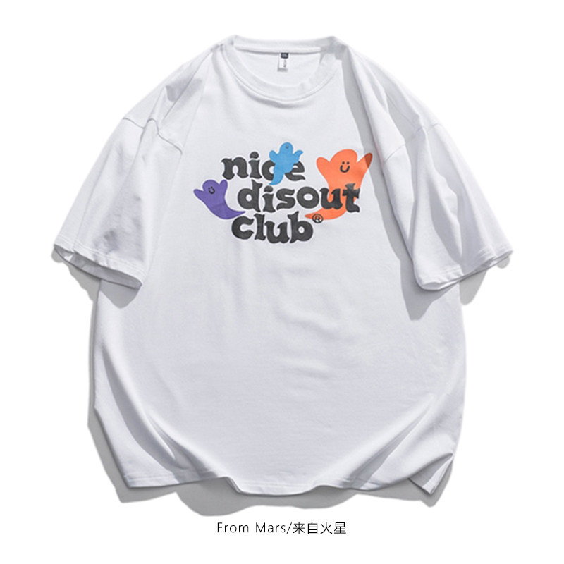 from mars 放飞自我 日系原宿创意趣味小众潮牌ins宽松百搭上衣夏