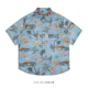宽松情侣衣衫 From 潮牌夏威夷度假海边短袖 花衬衫 Mars 潮热雨林