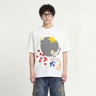 Happy Round Mars Shirt Sleeve Fanbi Short From Neck