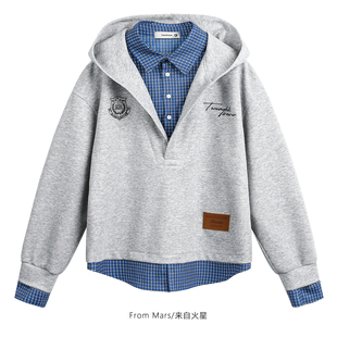 college sweatshirt hooded loose style bed day Mars From