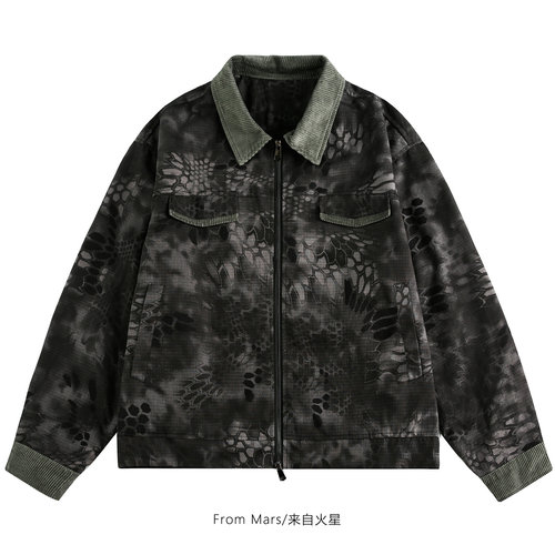 在于知足宽松夹克外套BF
