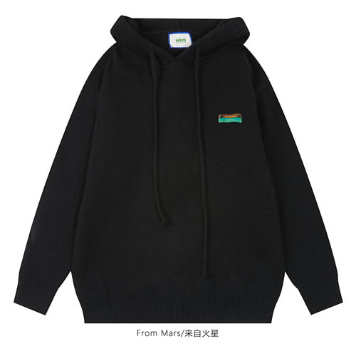 假装心动宽松百搭套头连帽毛衣