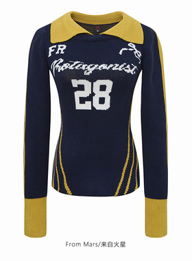 From Mars Recently, I am happy to contrast color sweaters