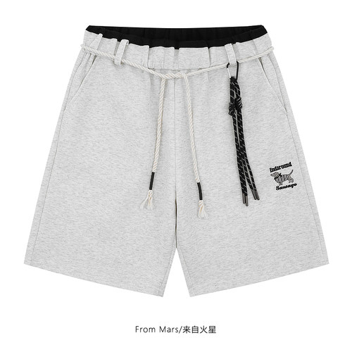 腊肠小狗刺绣宽松运动休闲短裤bf