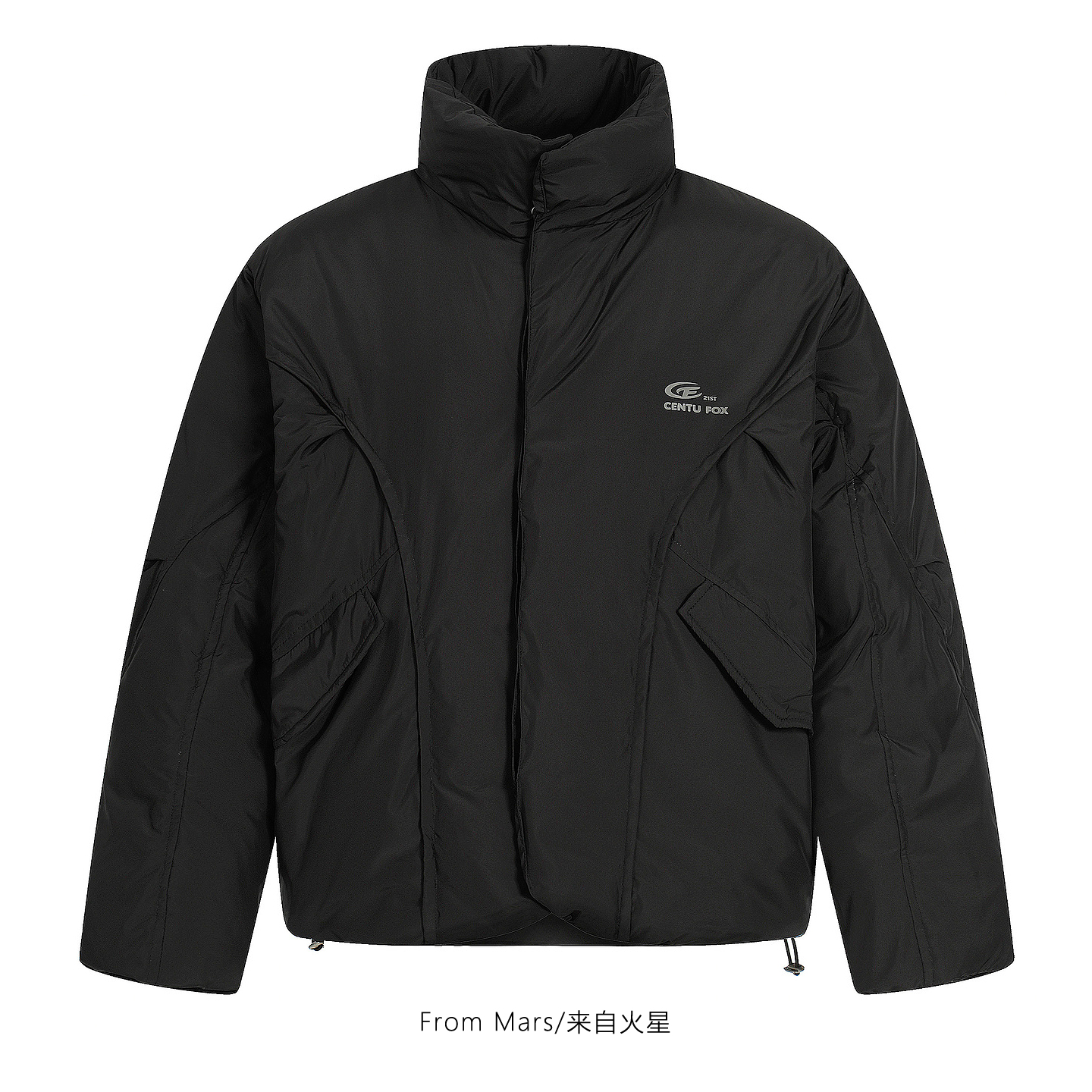 经历了很多宽松冬季羽绒服外套