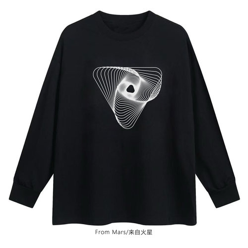 情侣长袖T恤宽松百搭bf上衣