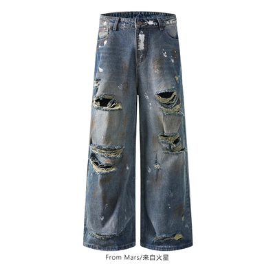 男女欧美高街vibe风长裤子潮