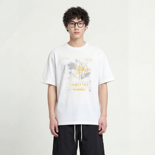 FromMars Loose short-sleeved T-shirt without knowing oneself