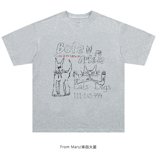 vintage宽松休闲百搭短袖T恤夏
