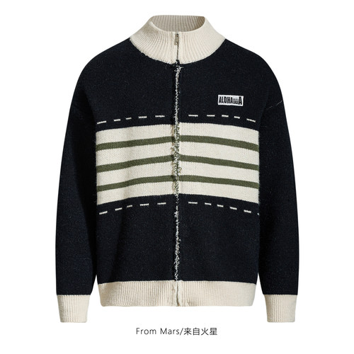 不知不觉针织衫毛衣外套情侣BF