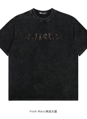 From Mars Dog Team Washed Loose Short Sleeves