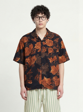 From Mars Loose short-sleeved shirt wrapped in flowers