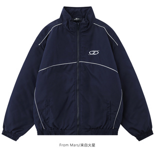 crowd cotton Mars coat contrasting The retro From surging