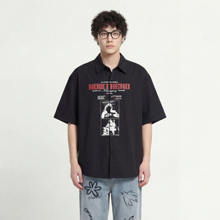 narrative shirt From Comic short sleeved street Mars high