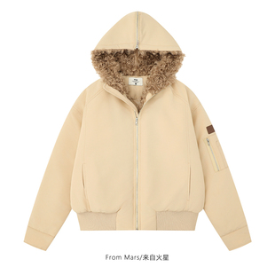 but moderate cotton Mars coat thick Busy and From loose